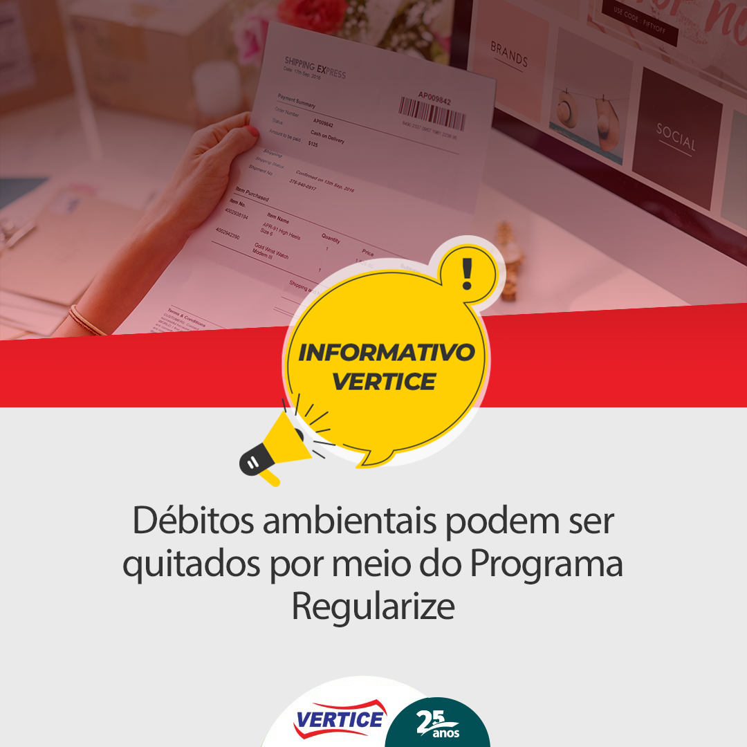 Débitos ambientais podem ser quitados por meio do Programa Regularize ...